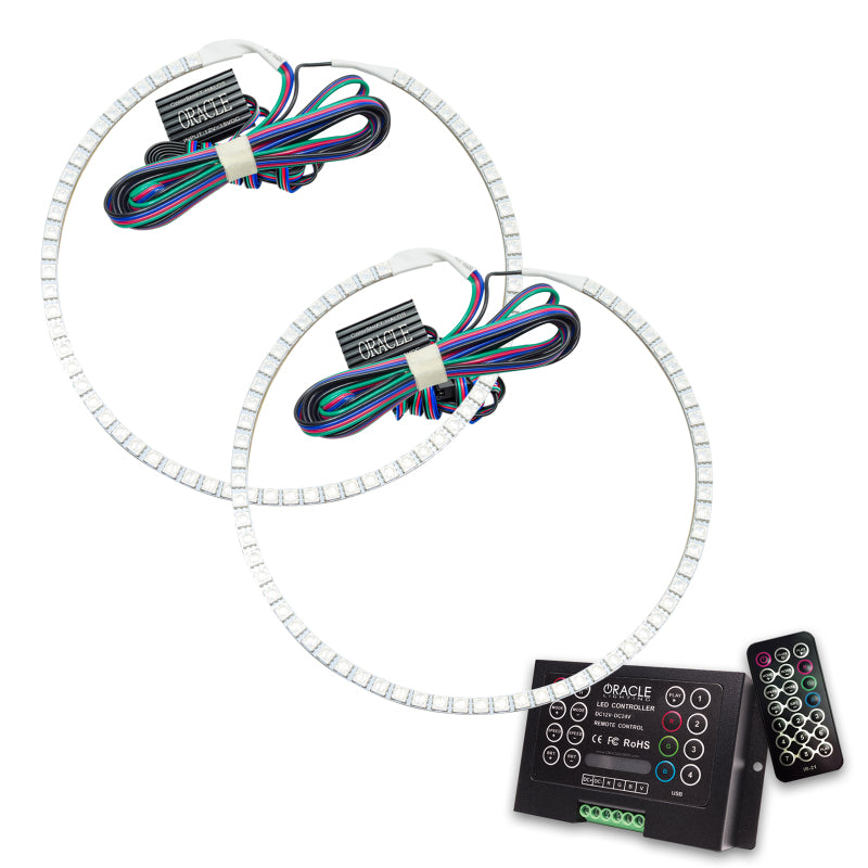 ORACLE Lighting Headlights Oracle Toyota Tacoma 12-15 Halo Kit - ColorSHIFT w/ 2.0 Controller SEE WARRANTY