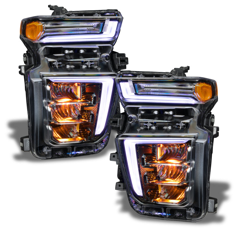 ORACLE Lighting Headlights Oracle 20-21 Chevy Silverado HD 2500RGB Headlight Demon Eye Kit - w/o Controller SEE WARRANTY
