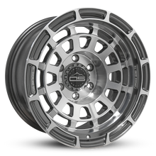 Load image into Gallery viewer, Overland Sector Badlander Forged 17x9 -35 6x139.7mm 106.1mm Gloss Gun Metal Machined Face