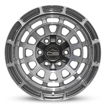 Load image into Gallery viewer, Overland Sector Badlander Forged 17x9 +0 6x135/6x139.7mm 106.1mm Gloss Gun Metal/Machined Face