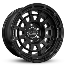 Load image into Gallery viewer, Overland Sector Badlander Forged 17x9 -35 6x139.7mm 106.1mm All Satin Black