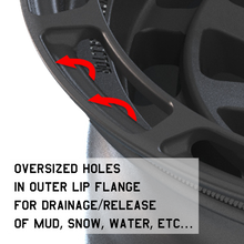 Load image into Gallery viewer, Overland Sector Badlander Forged 17x9 -18 5x127mm 71.5mm All Satin Black