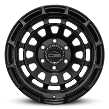 Load image into Gallery viewer, Overland Sector Badlander Forged 17x9 -35 6x139.7mm 106.1mm All Satin Black