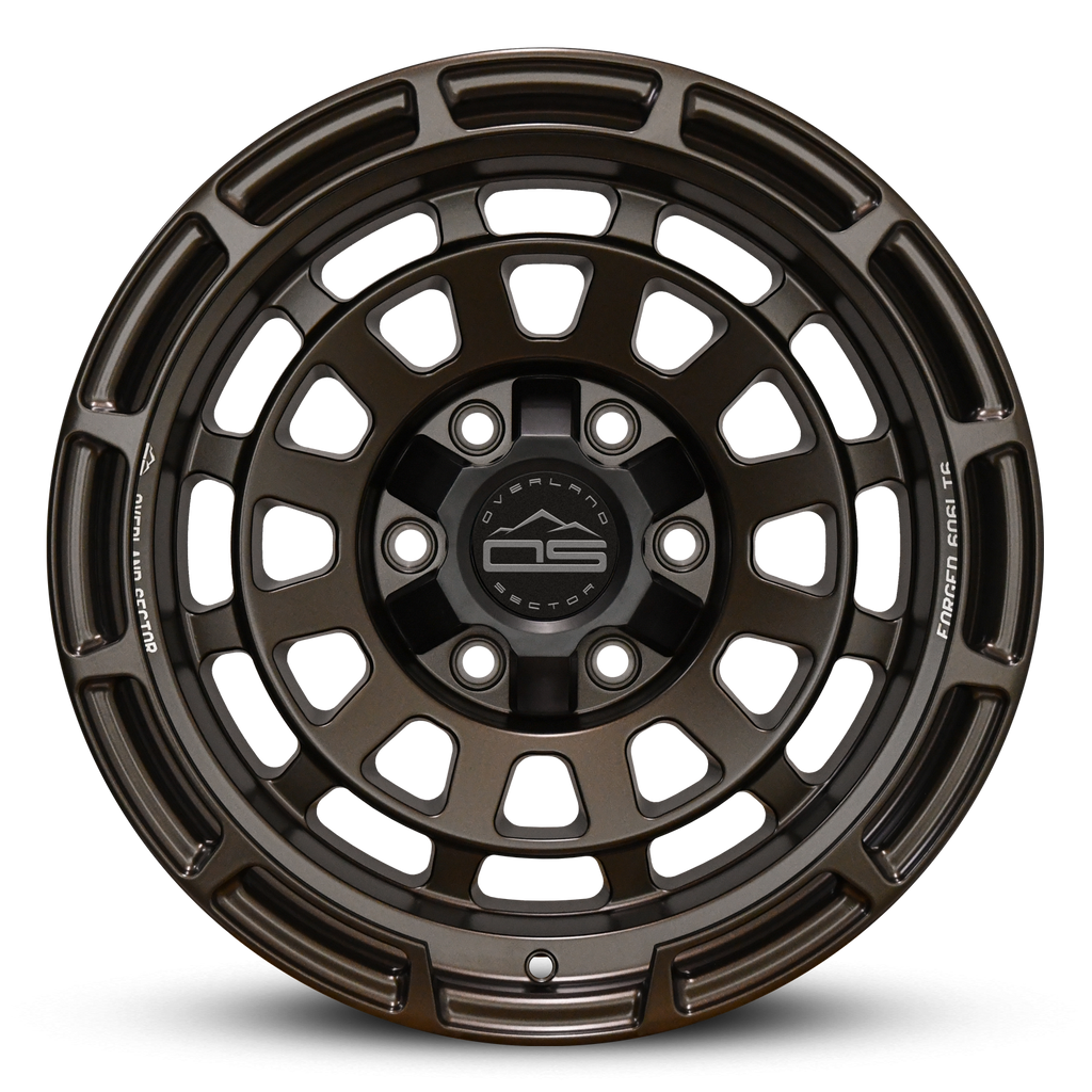 Overland Sector Badlander Forged 17x9 +0 6x135/6x139.7mm 106.1mm All Satin Mocha Bronze