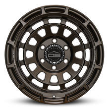 Load image into Gallery viewer, Overland Sector Badlander Forged 17x9 -35 6x139.7mm 106.1mm All Satin Mocha Bronze