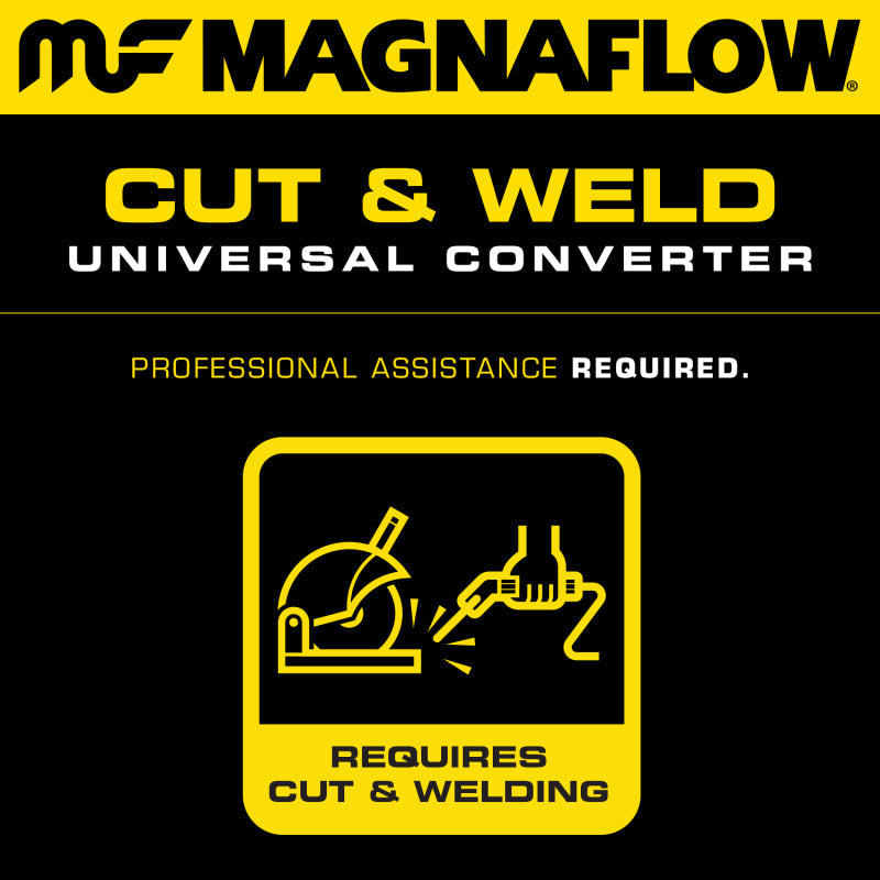 Magnaflow Catalytic Converter Universal MagnaFlow Conv Univ Mf 3