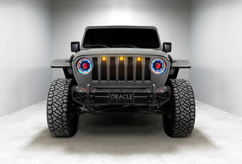 ORACLE Lighting Headlights Oracle Oculus Bi-LED Projector Headlights for Jeep JL/Gladiator JT - w/ BC1 Controller SEE WARRANTY