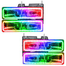 Load image into Gallery viewer, ORACLE Lighting Headlights Oracle 92-99 GMC Yukon ALL SMD HL - ColorSHIFT w/ Simple Controller SEE WARRANTY