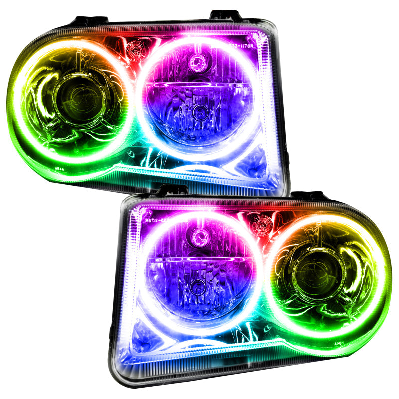 ORACLE Lighting Headlights Oracle 05-10 Chrysler 300C V8 SMD HL - Non HID - ColorSHIFT w/o Controller SEE WARRANTY