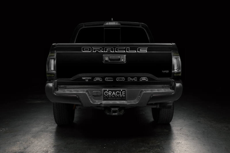 ORACLE Lighting Tail Lights Oracle Lighting 16-23 Gen 3 Toyota Tacoma Black Series Flush Style LED Tail Lights SEE WARRANTY
