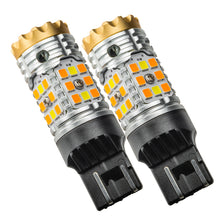 Load image into Gallery viewer, ORACLE Lighting Bulbs Oracle 7443-CK LED Switchback High Output Can-Bus LED Bulbs - Amber/White Switchback SEE WARRANTY