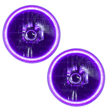 Load image into Gallery viewer, ORACLE Lighting Headlights Oracle Lighting 97-06 Jeep Wrangler TJ Pre-Assembled LED Halo Headlights -UV/Purple SEE WARRANTY