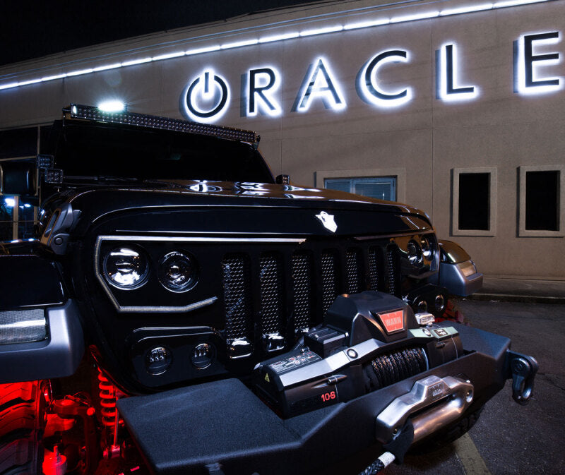 ORACLE Lighting Light Bars & Cubes Oracle Black Series - 7D 52 300W Dual Row LED Light Bar - 6000K SEE WARRANTY