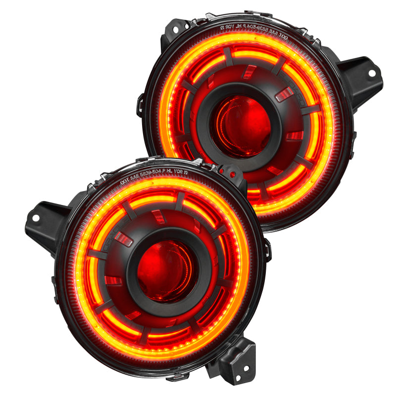ORACLE Lighting Headlights Oracle Oculus Bi-LED Projector Headlights for Jeep JL/Gladiator JT - w/ Simple Cntrl SEE WARRANTY