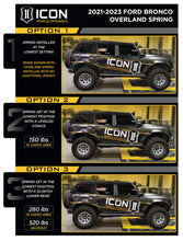 Load image into Gallery viewer, ICON Coilovers ICON 21-23 Ford Bronco Rear 2.5 VS IR Coilover Kit Heavy Rate Spring