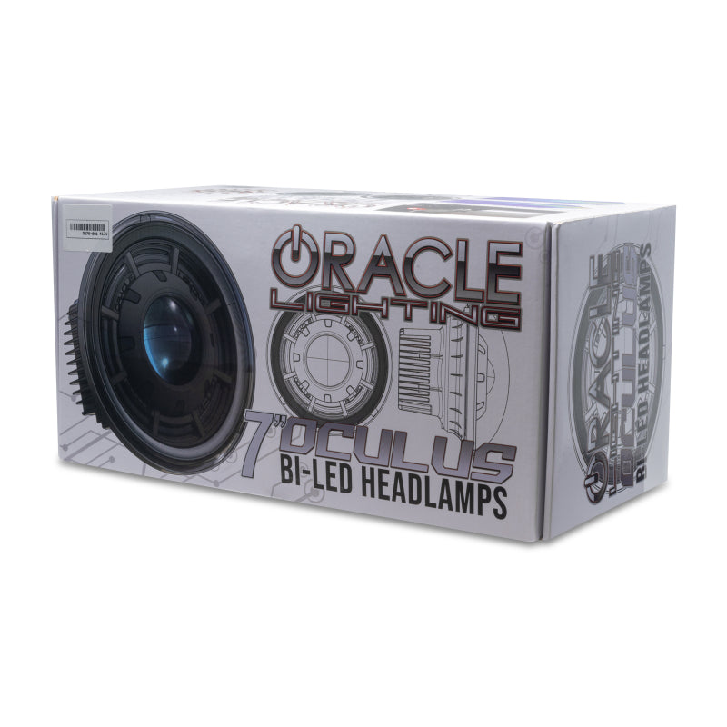 ORACLE Lighting Headlights Oracle Oculus 7in Bi-LED Projector Headlights for Jeep Wrangler JK - 6000K SEE WARRANTY