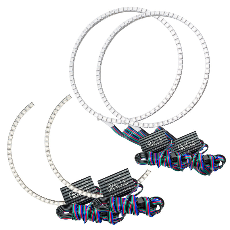 ORACLE Lighting Headlights Oracle Toyota Tundra 14-17 Dual Halo Kit - ColorSHIFT w/o Controller SEE WARRANTY