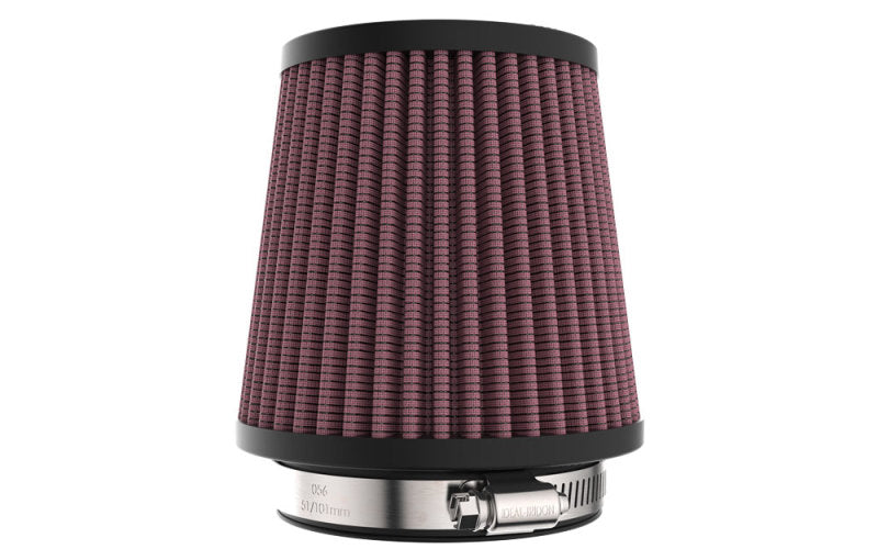 K&N Engineering Air Filters - Universal Fit K&N Universal Clamp-On Air Filter 3in FLG /4 1/2in B / 3 1/2in T / 4 3/8in H