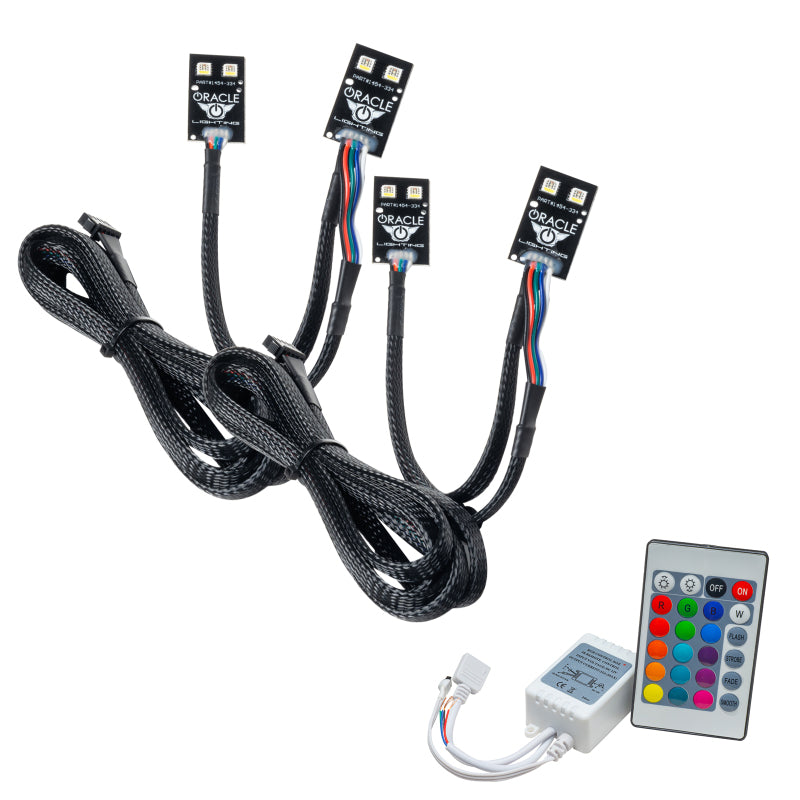 ORACLE Lighting Headlights Oracle 2021 Ford Bronco Sport RGB+W Headlight DRL + Halo - w/ Simple Controller SEE WARRANTY