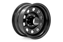 Load image into Gallery viewer, Steel Wheel Black 17x9 6x5.5 4.25 Bore -12mm Rough Country - RC51-7655