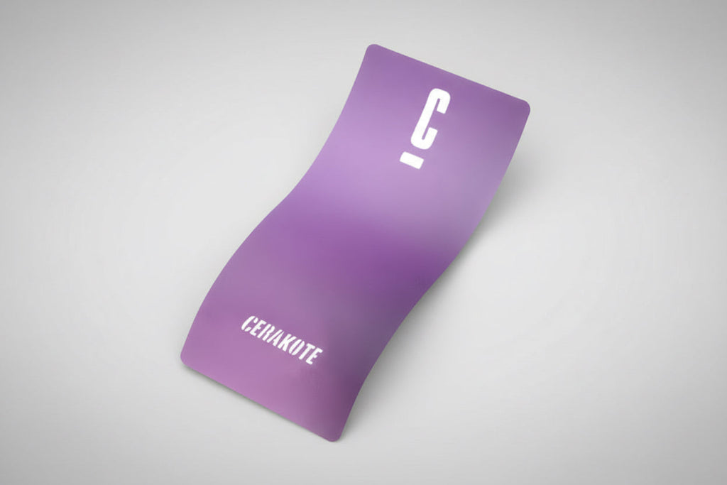 CMM Offroad purple Cerakote finish swatch — available from Offroad Trading Company