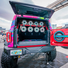 Load image into Gallery viewer, Ford Bronco 6th Gen 4 Door Rear Mount Sound Bar System Complete Package.