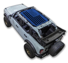 Load image into Gallery viewer, SPIDERWEBSHADE Product Blue Ford Bronco 4D Tactical Flag Solid