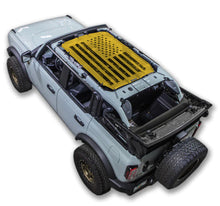 Load image into Gallery viewer, SPIDERWEBSHADE Product Yellow Ford Bronco 4D Tactical Flag Distressed