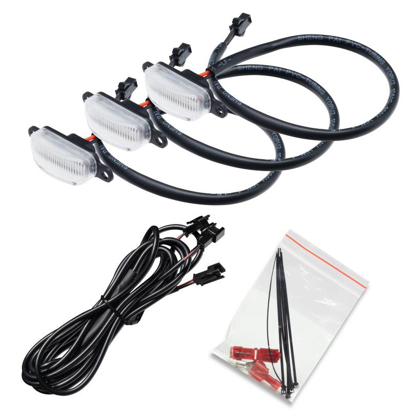 ORACLE Lighting Light Strip LED Oracle Universal Pre-Runner Style LED Grill Light Kit (New Style) - Amber w/Clear Lens SEE WARRANTY