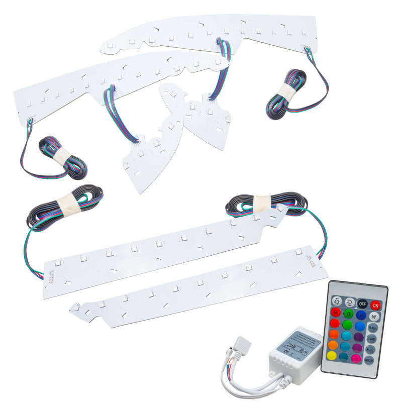 ORACLE Lighting Headlights Oracle 14-15 GMC Sierra Headlight DRL Upgrade Kit - ColorSHIFT w/ Simple Controller SEE WARRANTY
