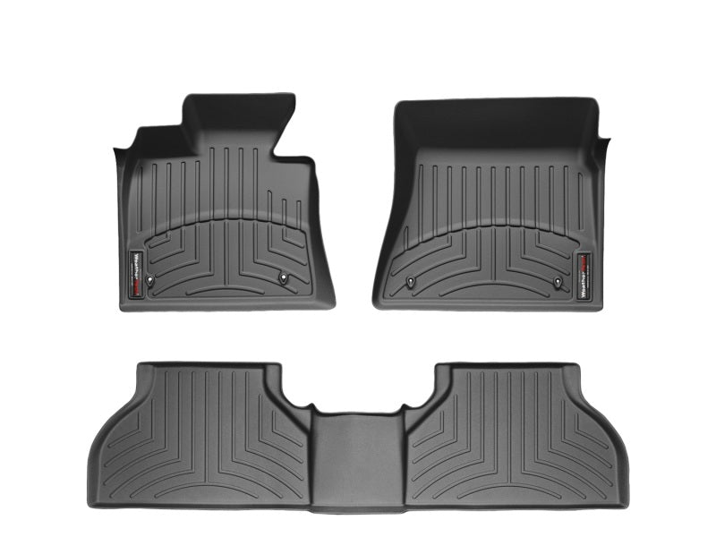 WeatherTech Floor Mats - Rubber WT FloorLiner - Front - Blk