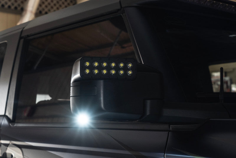 ORACLE Lighting Light Mounts Oracle 21-23 Ford Bronco LED Puddle Light Upgrade for Off-Road Side Mirror Ditch Lights