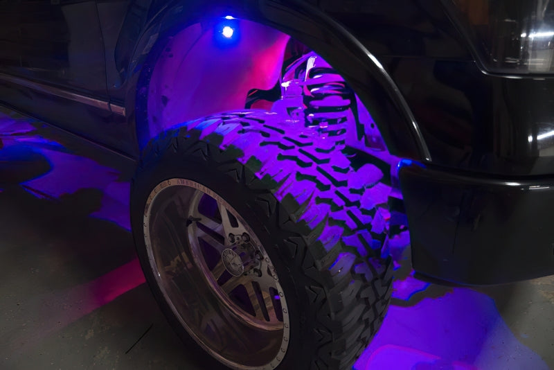 ORACLE Lighting Light Bars & Cubes Oracle Bluetooth + RF Underbody Rock Light Kit - 4 PCS - ColorSHIFT SEE WARRANTY
