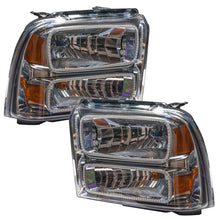 Load image into Gallery viewer, ORACLE Lighting Headlights Oracle 05-07 Ford F-250/350 SMD HL - Chrome - ColorSHIFT w/ 2.0 Controller SEE WARRANTY
