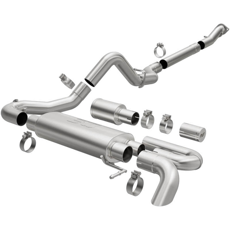 Magnaflow Catback MagnaFlow 2021 Ford Bronco Overland Series Cat-Back Exhaust w/ Single Straight Driver Exit- No Tip