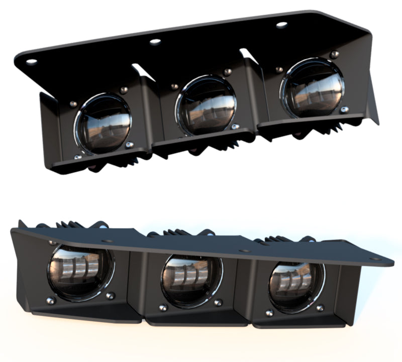 ORACLE Lighting Fog Lights ORACLE Lighting 21-22 Ford Bronco Triple LED Fog Light Kit for Steel Bumper - Yellow SEE WARRANTY