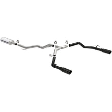 Load image into Gallery viewer, Magnaflow Catback MagnaFlow 2020 Jeep Gladiator 3in Street Series Dual Split Exit SS Cat-Back Exhaust w/Black Tips