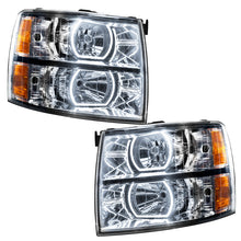 Load image into Gallery viewer, ORACLE Lighting Headlights Oracle 07-13 Chevrolet Silverado SMD HL - Square - ColorSHIFT w/ BC1 Controller SEE WARRANTY