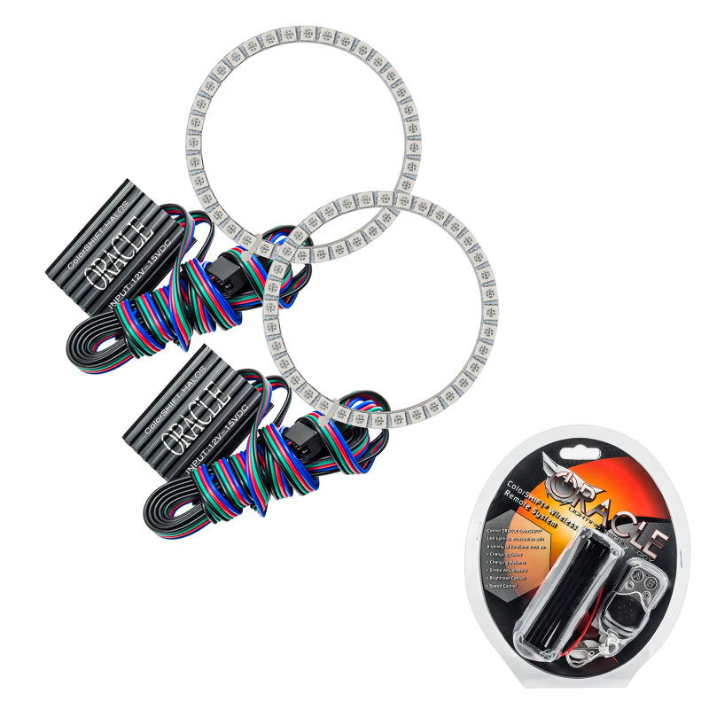 ORACLE Lighting Headlights Oracle Ford Explorer 12-15 Halo Kit - ColorSHIFT SEE WARRANTY