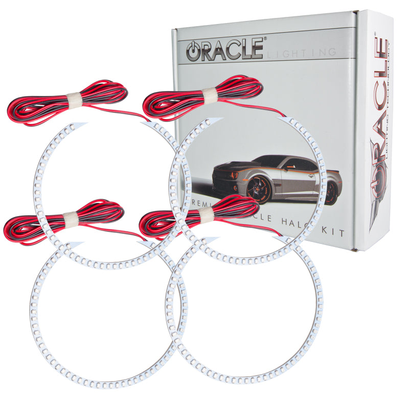 ORACLE Lighting Headlights Oracle Chevrolet Silverado 07-13 LED Halo Kit Round Style - White SEE WARRANTY