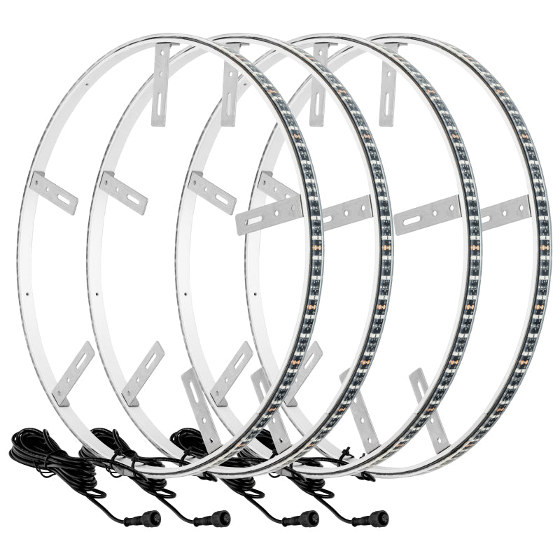 ORACLE Lighting Light Strip LED Oracle LED Illuminated Wheel Rings - Double LED - White SEE WARRANTY