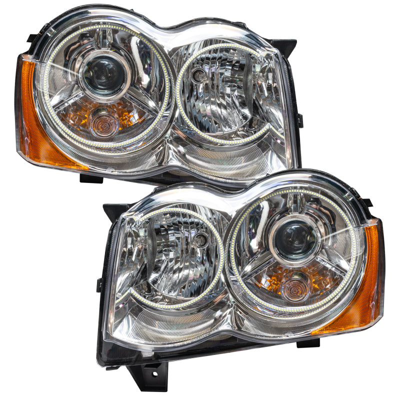 ORACLE Lighting Headlights Oracle 08-10 Jeep Grand Cherokee SMD HL - HID - ColorSHIFT w/ Simple Controller SEE WARRANTY