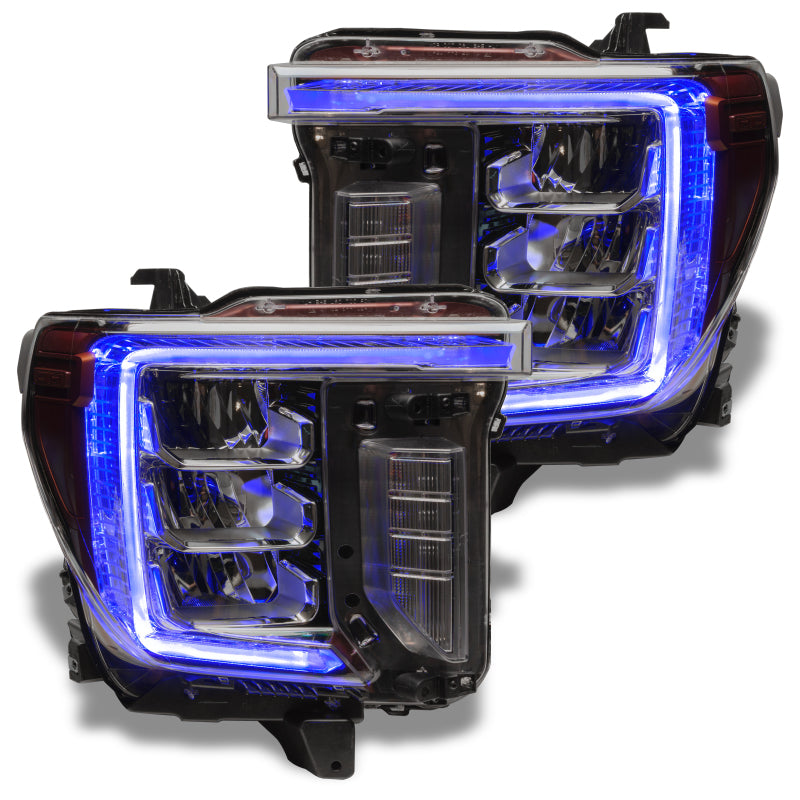 ORACLE Lighting Headlights Oracle 20-21 GMC Sierra 2500/3500 HD RGB+W Headlight DRL Kit - w/ BC1 Controller SEE WARRANTY