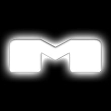 Load image into Gallery viewer, ORACLE Lighting Light Accessories and Wiring ORACLE Lighting Universal Illuminated LED Letter Badges - Matte Wht Surface Finish - M SEE WARRANTY