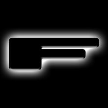 Load image into Gallery viewer, ORACLE Lighting Light Accessories and Wiring ORACLE Lighting Universal Illuminated LED Letter Badges - Matte Blk Surface Finish - F SEE WARRANTY