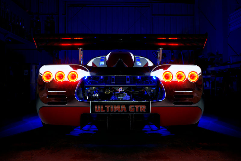 ORACLE Lighting Fog Lights Oracle Ultima GTR LED Waterproof Tail Light Halo Kit - 6 Rings - Red SEE WARRANTY