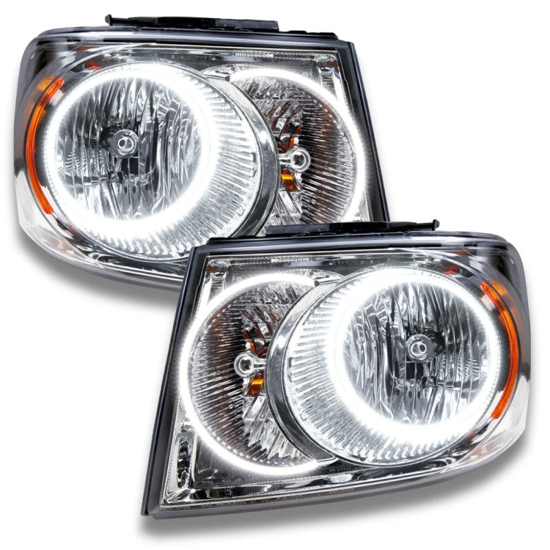 ORACLE Lighting Headlights Oracle 07-09 Dodge Durango SMD HL - Chrome - ColorSHIFT w/ BC1 Controller