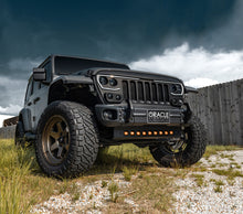 Load image into Gallery viewer, ORACLE Lighting Skid Plates ORACLE Lighting 18-22 Jeep Wrangler JL/ 20-22 Gladiator JT Skid Plate w/ Integr LED Emitters - Amber