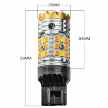 Load image into Gallery viewer, ORACLE Lighting Bulbs Oracle 7443-CK LED Switchback High Output Can-Bus LED Bulbs - Amber/White Switchback SEE WARRANTY