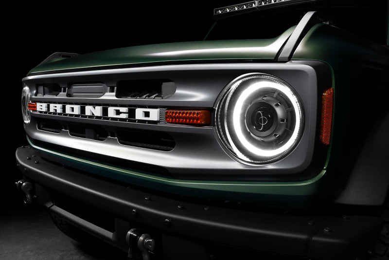 ORACLE Lighting Headlights Oracle 2021+ Ford Bronco Oculus  Bi-LED Projector Headlights - Amber/White Switchback